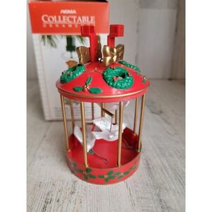 Noma Merry go round bird no motor vintage ornament Xmas